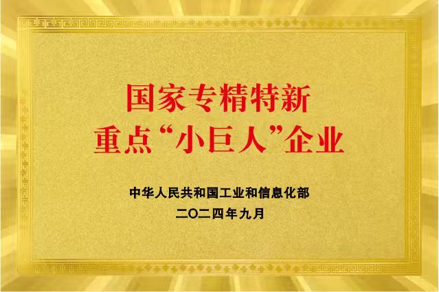 1.专精特新重点小巨人