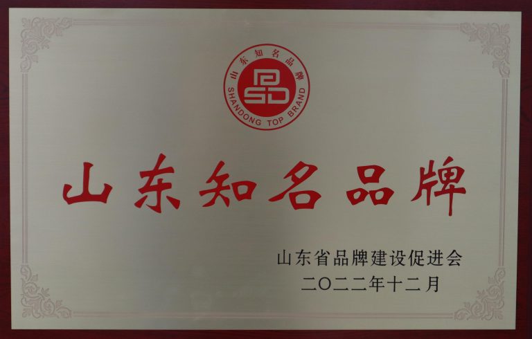 11.山东省知名品牌